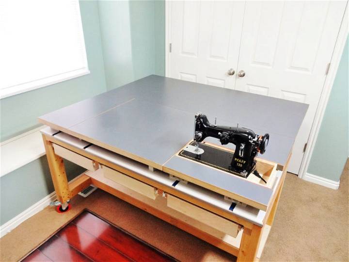 DIY Versatile Sewing and Craft Table