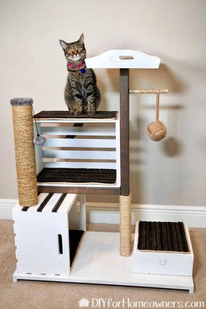 Modern DIY Cat Condo