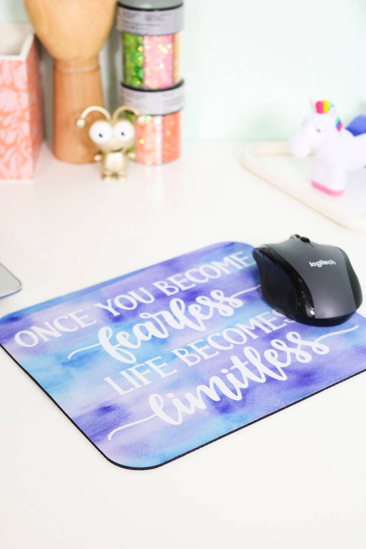 DIY Mouse Pad With Cricut Infusible Ink