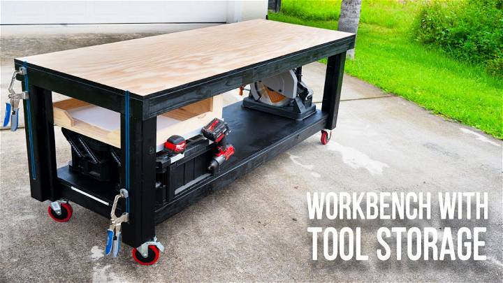 Multipurpose Workbench From 2 by 4 and Plywood