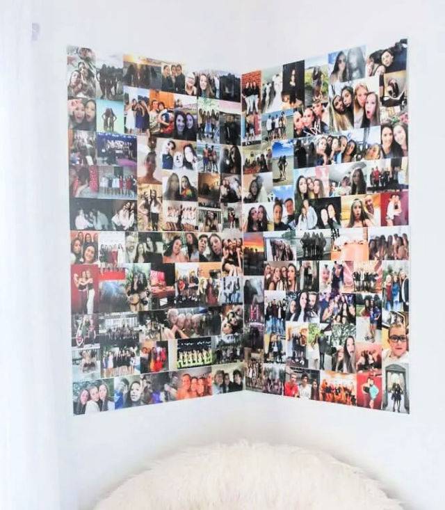 DIY Poster Board Photo Collage