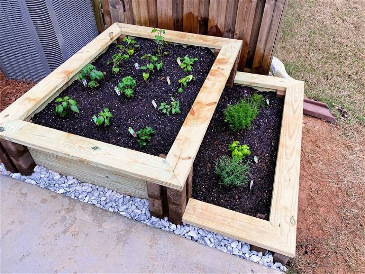 DIY Raised Bed Vegetable and Herb Garden