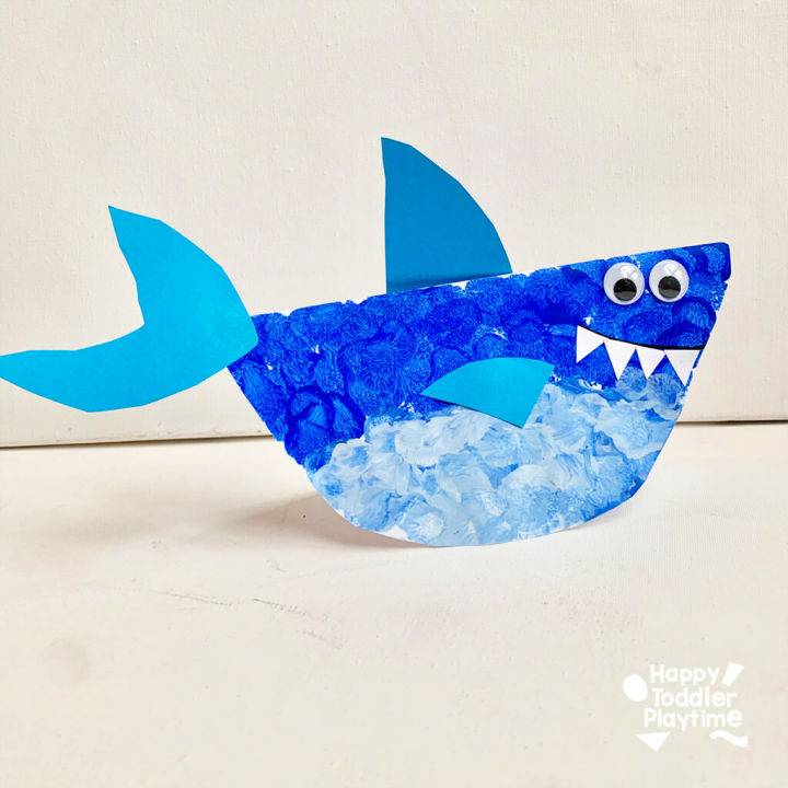 Rocking Shark Craft for Preschoolers