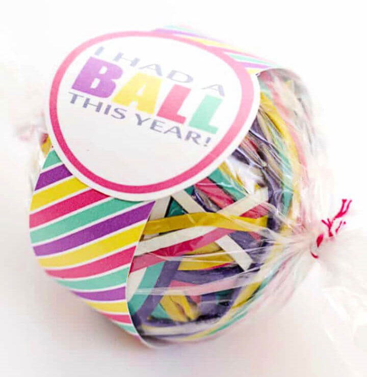 Rubber Band Ball Teacher Appreciation Gift