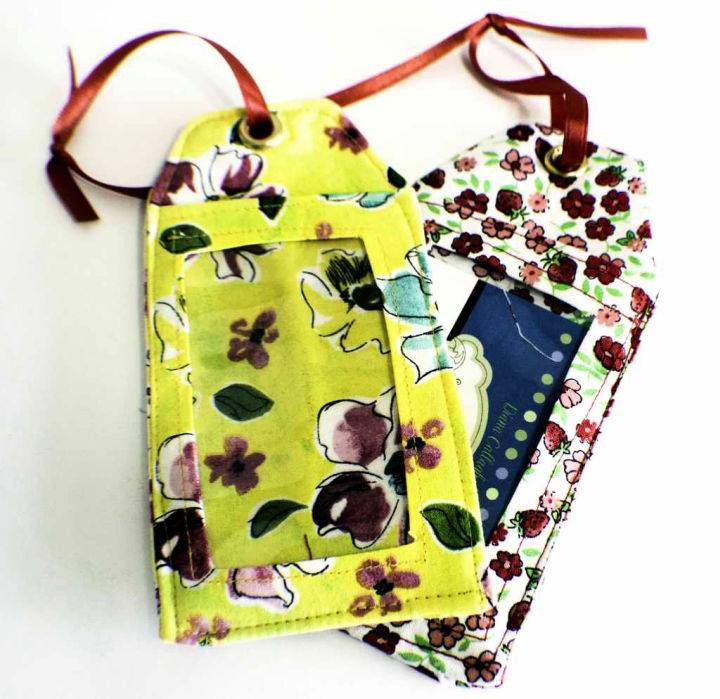 Sew Your Own Luggage Tag