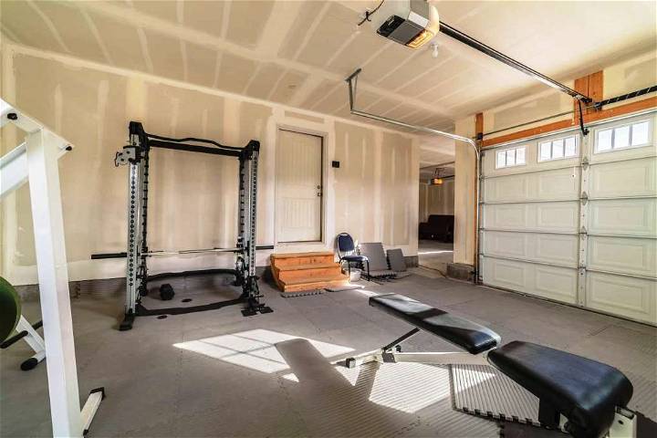 Turn your garage into a gym or workout space