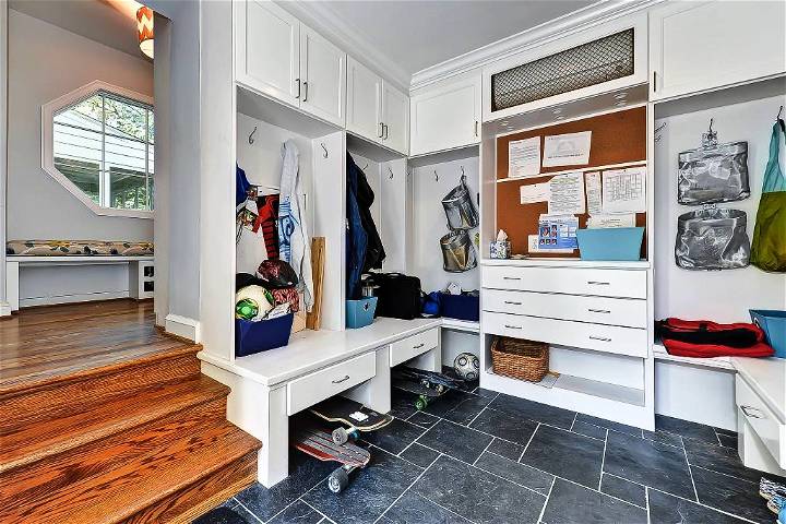 Turn your garage into a mudroom