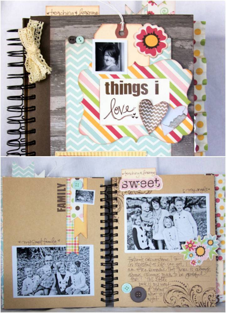 35 Easy Scrapbook Ideas for Beginners DIY Crafts