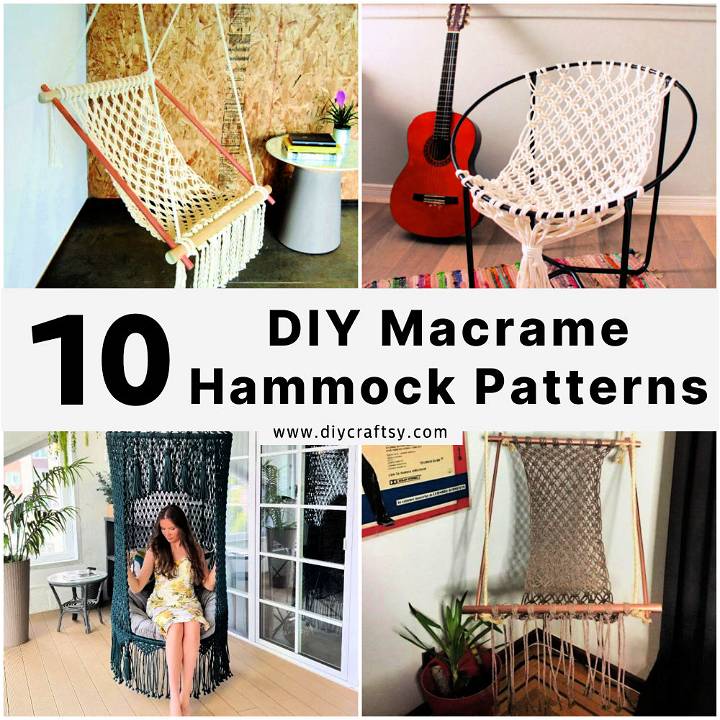 diy macrame hammock patterns