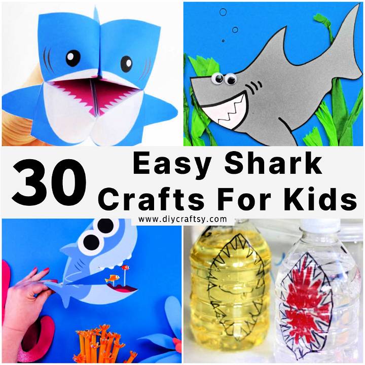 shark crafts for kids