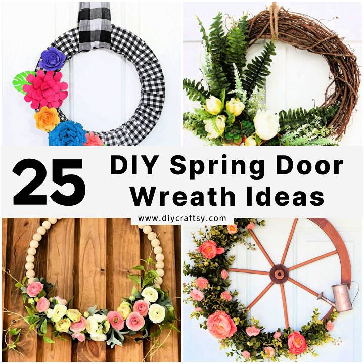 spring door wreath ideas