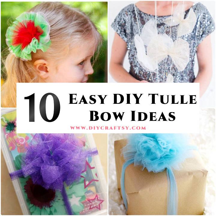 10 DIY Tulle Bow Ideas to Make Your Own Tulle Bows