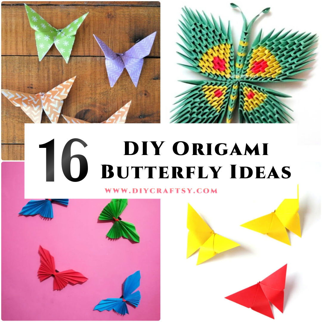 How to Make an Easy Origami Butterfly in 3 minutes