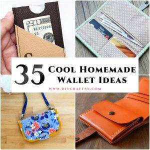 25 Homemade DIY Wallet Ideas to Make Your Own Wallets