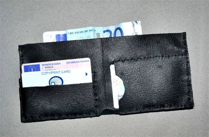 How to Do You Make a Black Leather Wallet