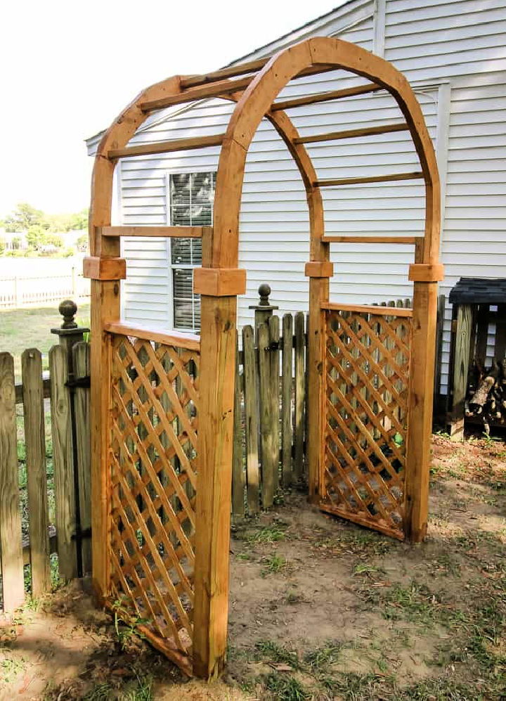 Build a Garden Arbor Arch