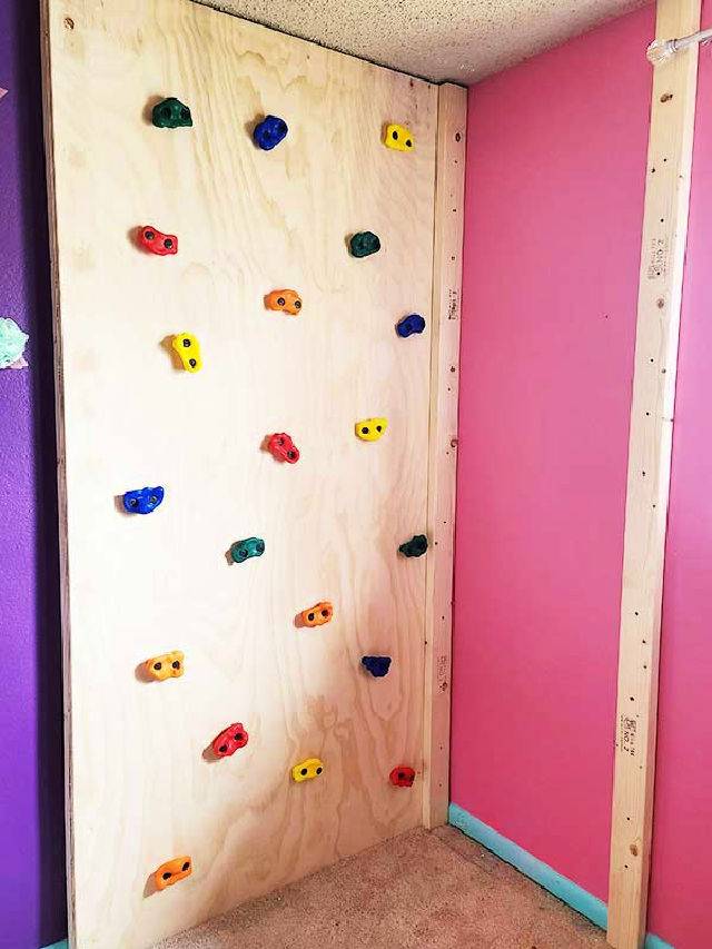Build a Playroom Rock Wall