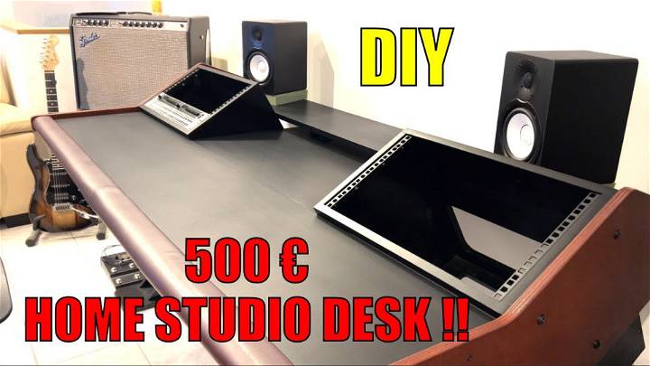 Cheap DIY Home Studio Desk