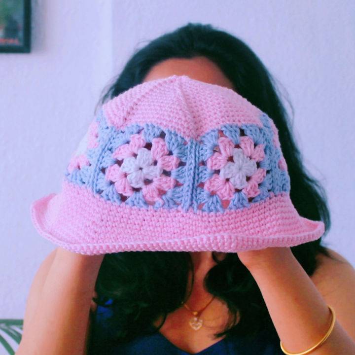 Cool Crochet Granny Square Hat Pattern