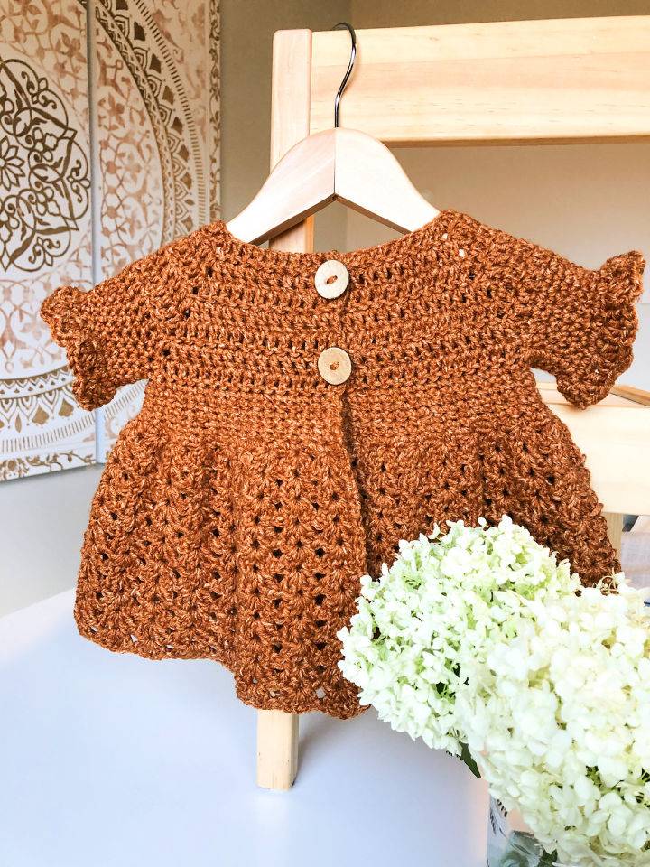 Crochet Baby Sweater Pattern for Beginners