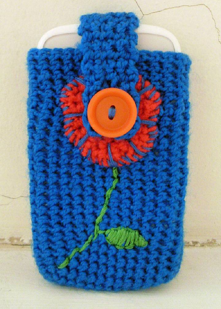 Crochet Flower Phone Case Pattern