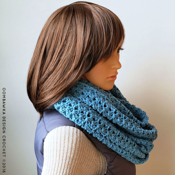 30 Free Crochet Infinity Scarf Patterns (PDF Patten)