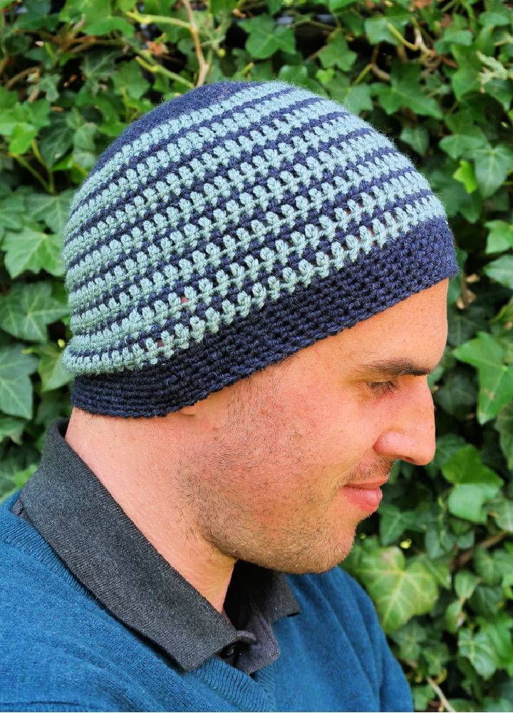 Adorable Large Men's Hat Crochet Pattern