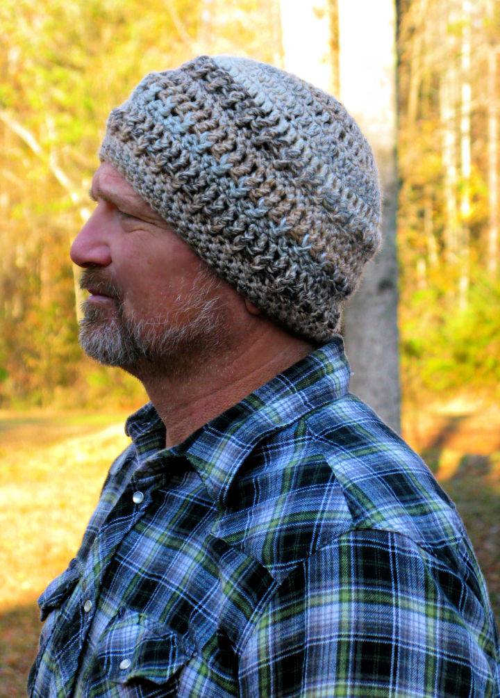 Crochet Mens Hat Pattern With Bulky Yarn
