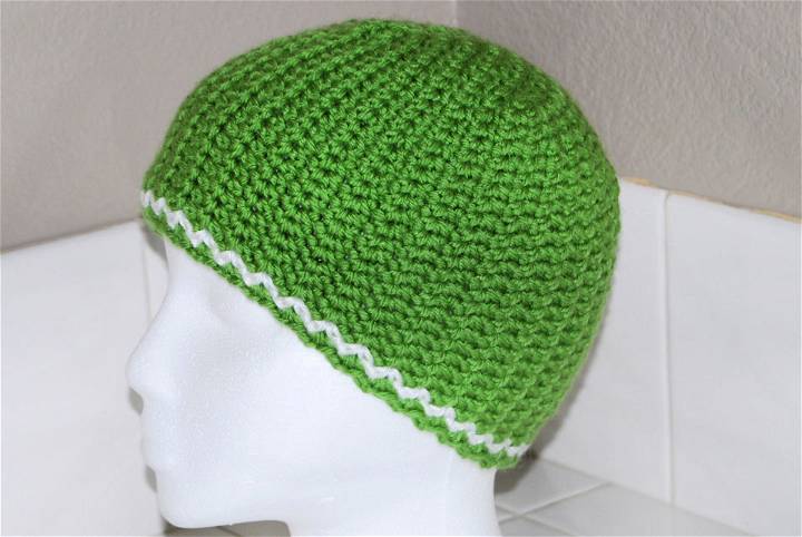 Crochet Mens Mini Rib Hat