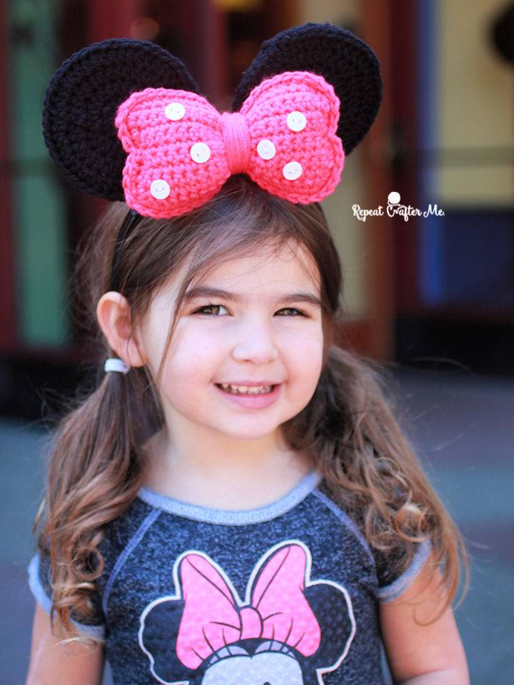 Crochet Minnie Mouse Bow Pattern