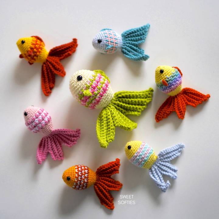 Cool Crochet Mosaic Goldfish Pattern