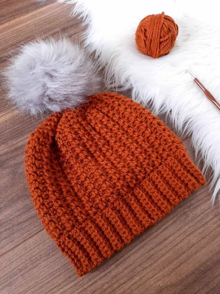 Crochet Winter Hat Pattern Size 4 Yarn