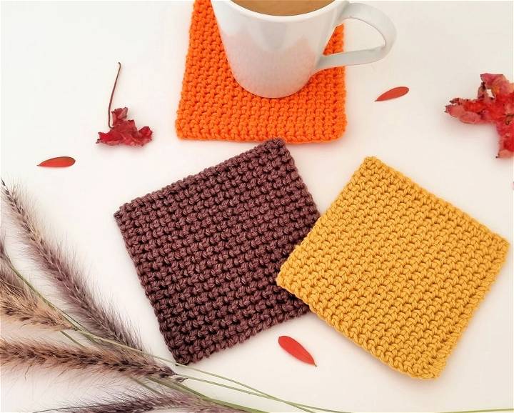 Crocheted Thermal Coasters - Free Pattern