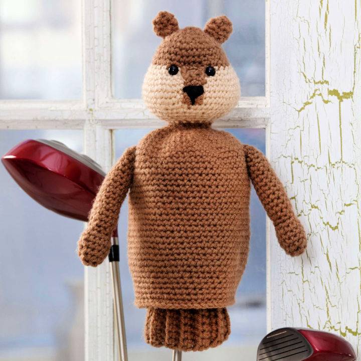 Crocheting a Gopher Golf Club Cover - Free Pattern