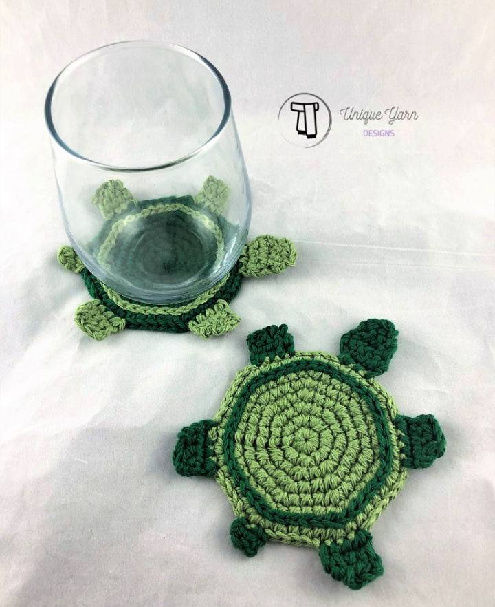 Crocheting a Turtle Coaster