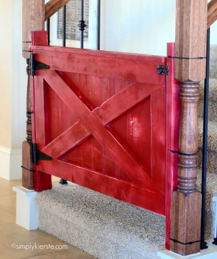 DIY Barn Door Baby Gate