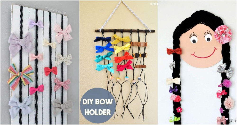 20 Easy DIY Bow Holder Ideas - DIY Crafts