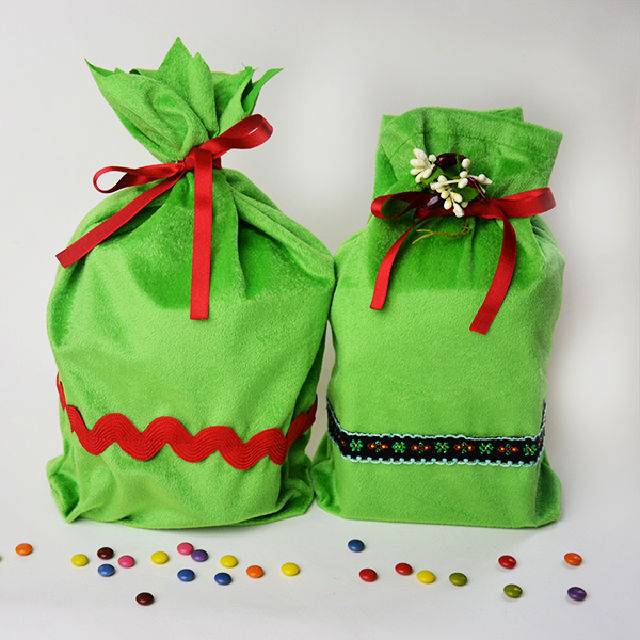 DIY Gift Bags With Boxed Corner