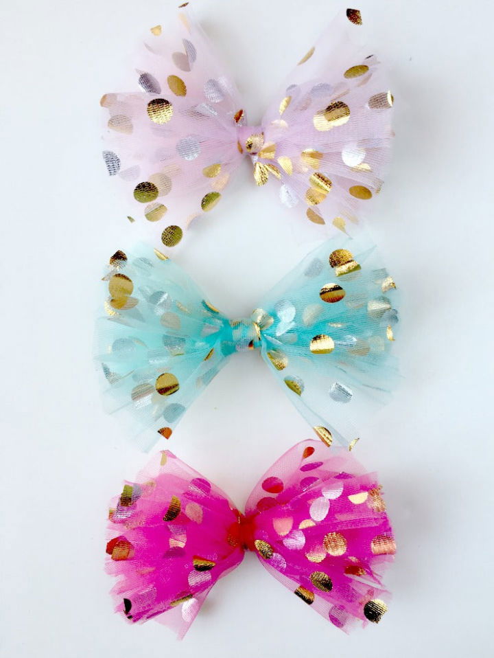 10 DIY Tulle Bow Ideas to Make Your Own Tulle Bows