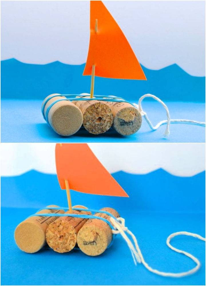 DIY Rubber Band Toy Boats