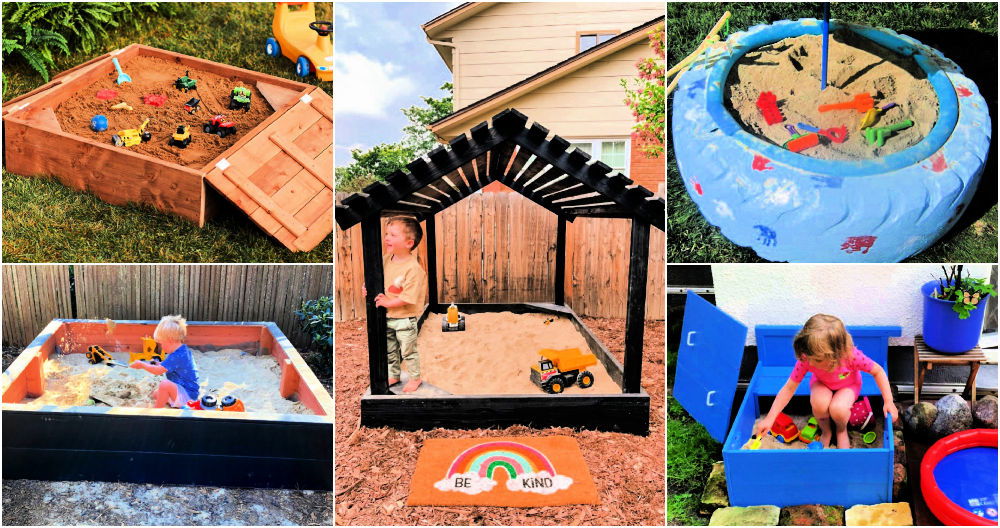 DIY Sandbox Ideas and Free Plans