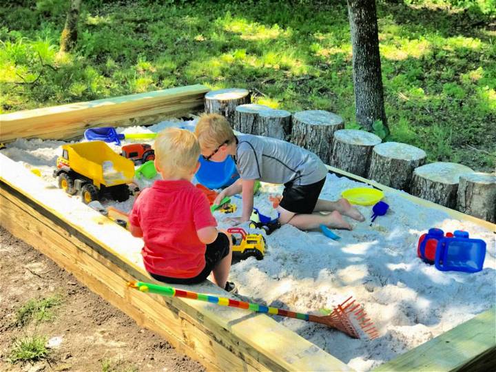 DIY Sandbox for Boys