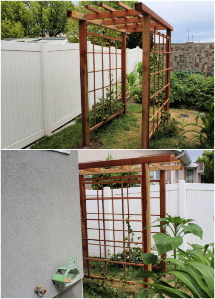 DIY Trellis Arbor