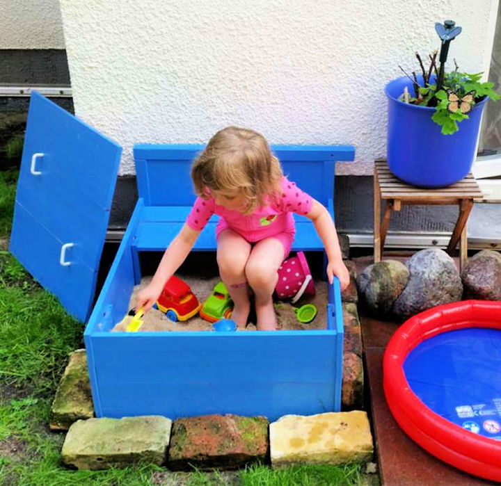 DIY Upcycled Sandbox