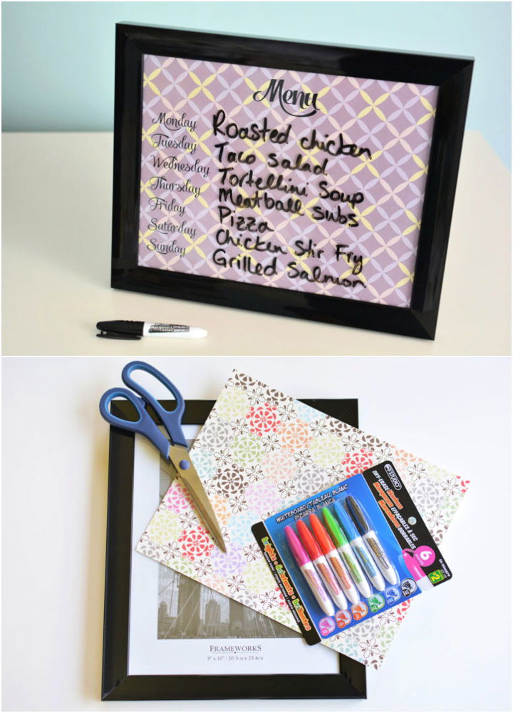 10 DIY Whiteboard Ideas to Make Dry Erase Board