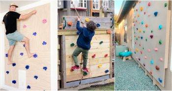 DIY climbing wall plans