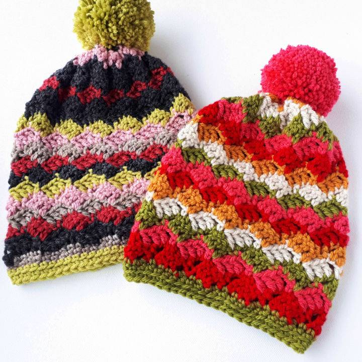 Quick and Easy Scrap Crochet Yarn Children Hats
