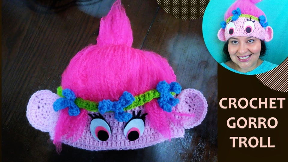 Easy Crochet Troll Hat Pattern