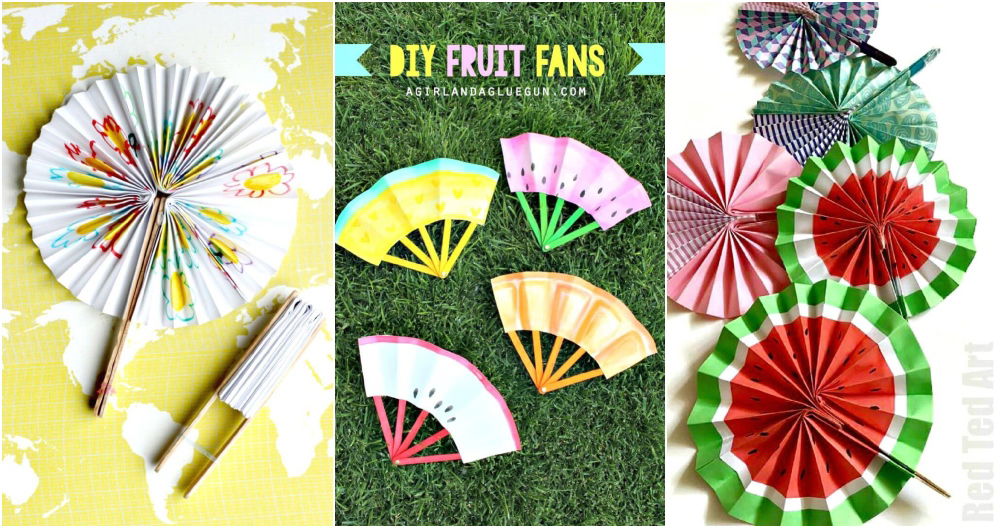 Easy DIY Paper Fans to Make Your Own Origami Hand Fans