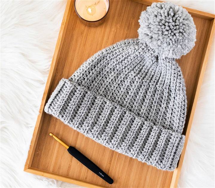 Easy Everyday Crochet Beanie for Adults